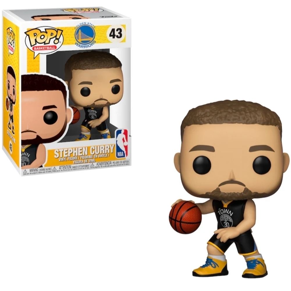 Funko Stephen Curry Collectible Figure - Black and Blue